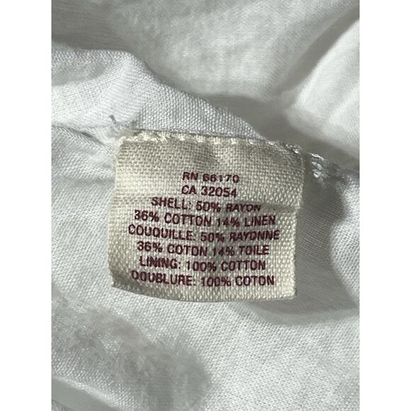 Anthropologie Maeve Dress Small White Eyelet Square Neck Coastal Cottage - Picture 11 of 12